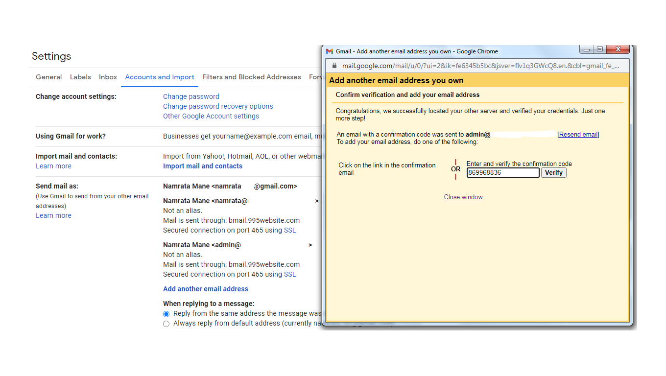 Gmail Connectivity Step 4